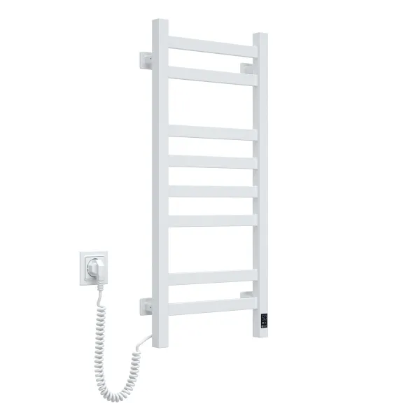 Рушникосушка електрична Авангард 360х800 БІЛА Sensor (Ліва, 107Вт)