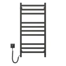 Рушникосушка електрична Авангард 480х1000 ЧОРНА Sensor (Права, 152Вт)