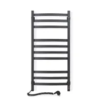 Рушникосушка електрична Avalon  480х1000  ЧОРНА  Sensor (Ліва, 188Вт)