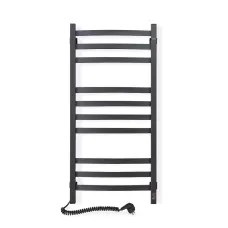 Рушникосушка електрична Avalon  480х1000  ЧОРНА  Sensor (Ліва, 188Вт)