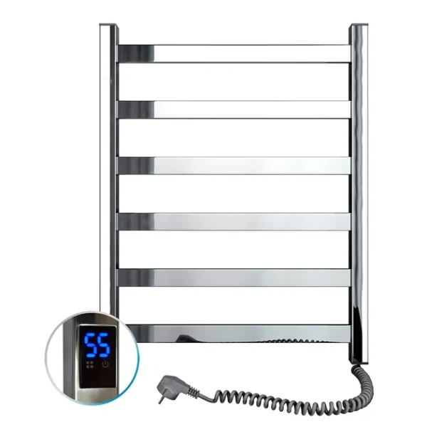 Рушникосушка електрична Авангард нержавійка 480х600 Sensor  (Ліва, 79Вт)