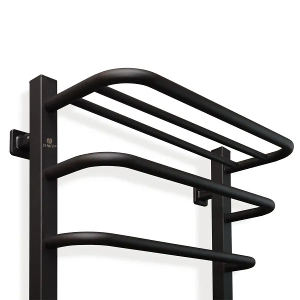 Рушникосушка електрична FORTIS   480х800 ЧОРНА  Sensor (Права, 152Вт)