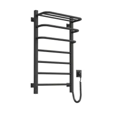 Рушникосушка електрична FORTIS   480х800 ЧОРНА  Sensor (Ліва, 152Вт)