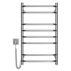 Рушникосушка електрична Блюз нержавійка 480х800  (Ліва, 112Вт)