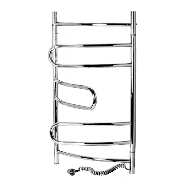 Рушникосушка електрична Пірует нержавійка 480х800 поворотна  Sensor (Права, 102Вт)