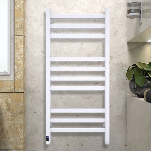 Рушникосушка електрична Авангард 480х1000 БІЛА  Sensor (Права, 152Вт)