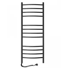 Рушникосушка електрична Камелія 480х1200 Чорна Sensor (Права, 217 Вт)