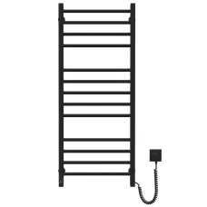 Рушникосушка електрична Класік Квадро 500*1200 ЧОРНА  Sensor ліва