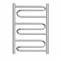 Рушникосушка Wawe 500*800 (нержавіюча сталь,нижнє підключення)