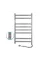 Рушникосушка електрична Авангард нержавійка САТИН 480х800  Sensor (Ліва, 112Вт)