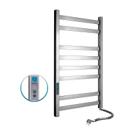 Рушникосушка електрична Авангард нержавійка САТИН 480х800  Sensor (Ліва, 112Вт)