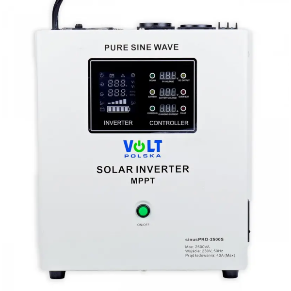 Сонячний інвертор VOLT 24-230 V(1800/2500 W) 40 А (100V)