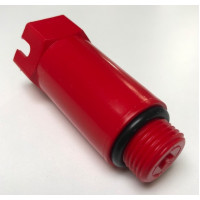 Заглушка ДОВГА PPR 1/2'' З (червона)