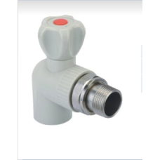 Кран радіаторний кутовий ZEGOR d20*1/2