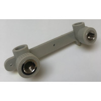 Планка настінна двійна VITOPlast d20х1/2" (Внутрішня різьба)