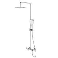 Душова колона VIRGO з термостатичним змішувачем із виливом, хром