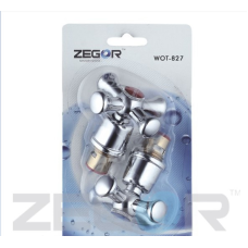 Кран букса Zegor з ручкою в блістері/пара WOT-827