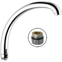 Гусак для кухонного змішувача YUB (зовнішня різьба) ZR WKC 049B-W/Білий