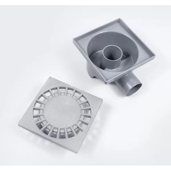 Трап SantehPlast 150х150 мм горизонтальний випуск DN50 з гідрозатвором