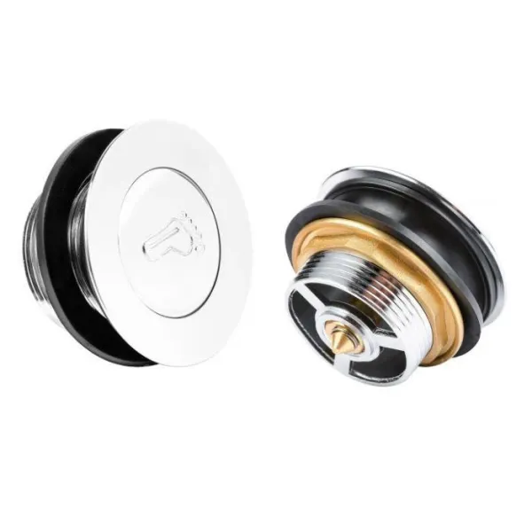 Донний клапан для душової кабіни Click-Clack (п'ятка) 40 мм