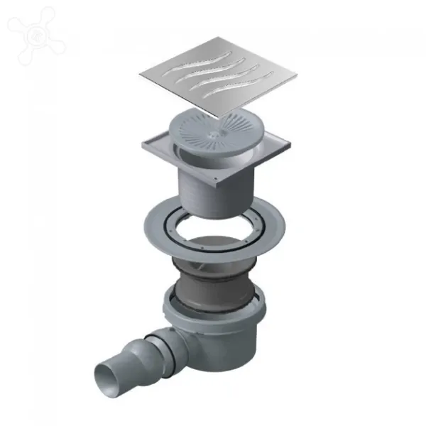 Трап для душу Pestan Confluo Tide-1 15x15 см боковий