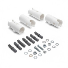 Комплект кріплень прямий (старого взірця,кріпляться з середини (Heizung)