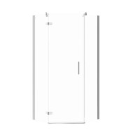 Душова штора п'ятикутна Cersanit Jota 90*90*195 прозора / ЛІВА