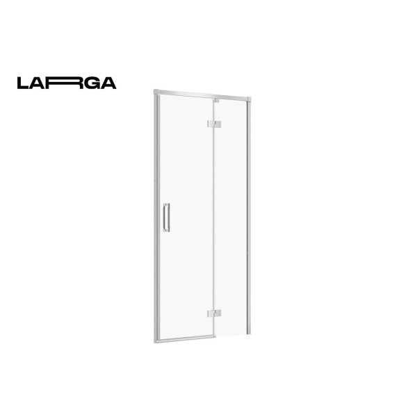 Душові двері розпашні Cersanit LARGA 90х195 правосторонні, профіль хром