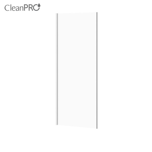 Стінка до розсувних дверей душової кабіни Cersanit CREA 80х200, прозоре скло