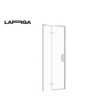 Двері душової кабіни Cersanit Larga 80х195 розпашні лівосторонні, профіль хром