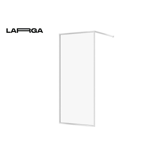 Душова кабіна Cersanit Walk-in Larga 90х200, профіль хром