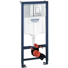 Інсталяційний модуль РАПІД SL для унітазу+кнопка квадратна хром