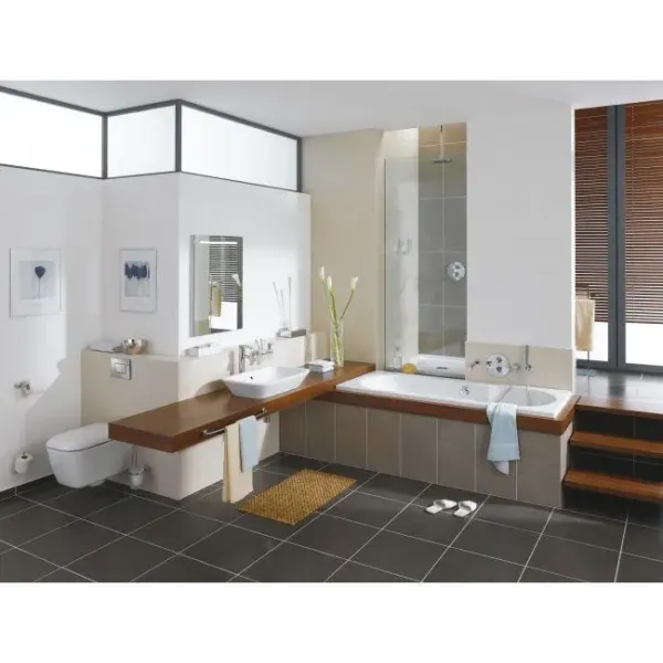 Пневматична кнопка до інсталяції квадратна хром