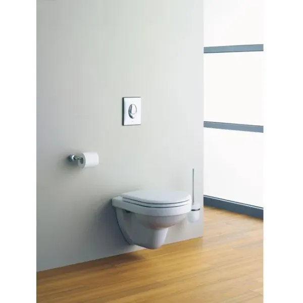 Пневматична кнопка до інсталяції кругла хромована