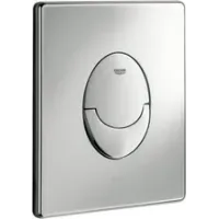 Пневматична кнопка до інсталяції кругла хромована