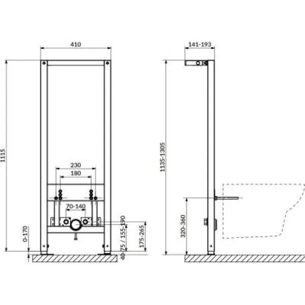 Інсталяція AQUA для біде