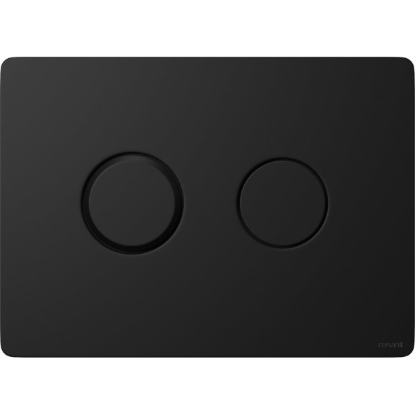 Кнопка змиву пневматична accento circle чорна матова