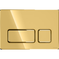 Механічна кнопка змиву Block глянцеве золото