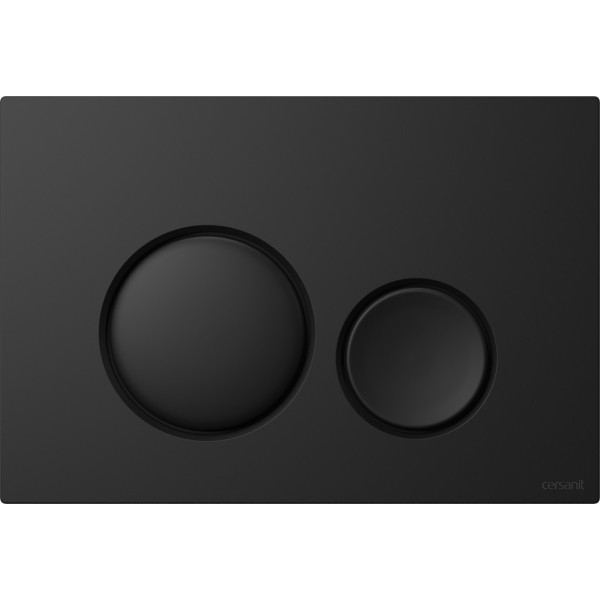 Механічна кнопка змиву Luna чорна матова