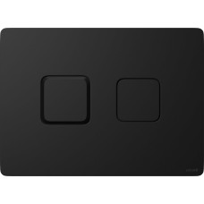Пневматична кнопка змиву Square чорний мат