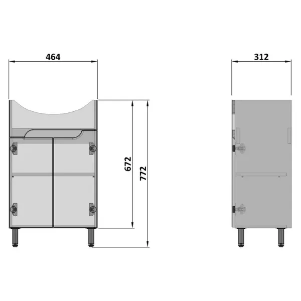 Тумба Татра під умивальник Cersania 50