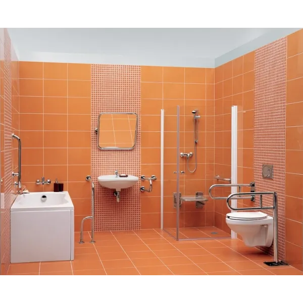 Поручень настінний 60 см, прямий