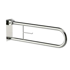 Поручень настінний для туалету 60 см, відкидний