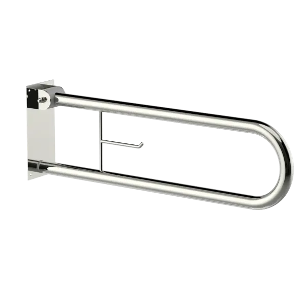 Поручень настінний для туалету 60 см, відкидний