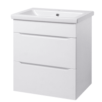 Тумба АЛЬБА Т8 під раковину Комо 60 см НАВІСНА