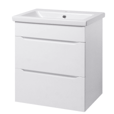 Тумба АЛЬБА Т8 під раковину Комо 80 см НАВІСНА