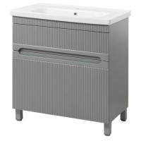 Тумба Aria 65 бетон матовий з умивальником FENOVA 65