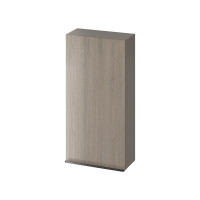 Шафка навісна  Virgo 40 СІРА з чорн.ручками