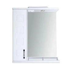 Дзеркало для ванної Корфу 31 50 см. з шафкою ЛІВЕ