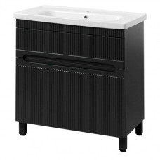 Тумба Aria 80 антрацит матовий з умивальником FENOVA 80